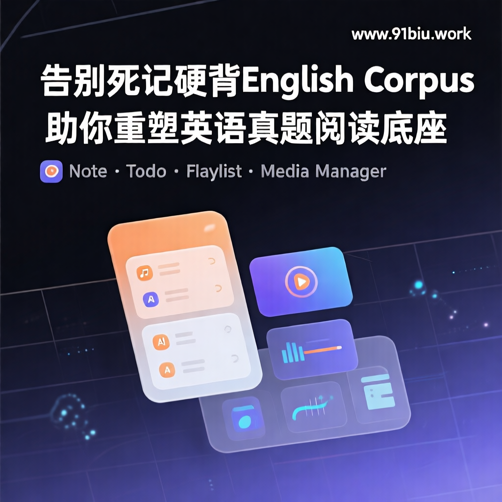 🚀 告别死记硬背：English Corpus 助你重塑英语真题阅读底座